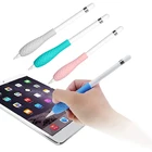 Силиконовый чехол для Apple Pencil 1 и 2 поколения, чехол для IPad, планшетов 2019, 2020, стилус, чехол с коротким рукавом