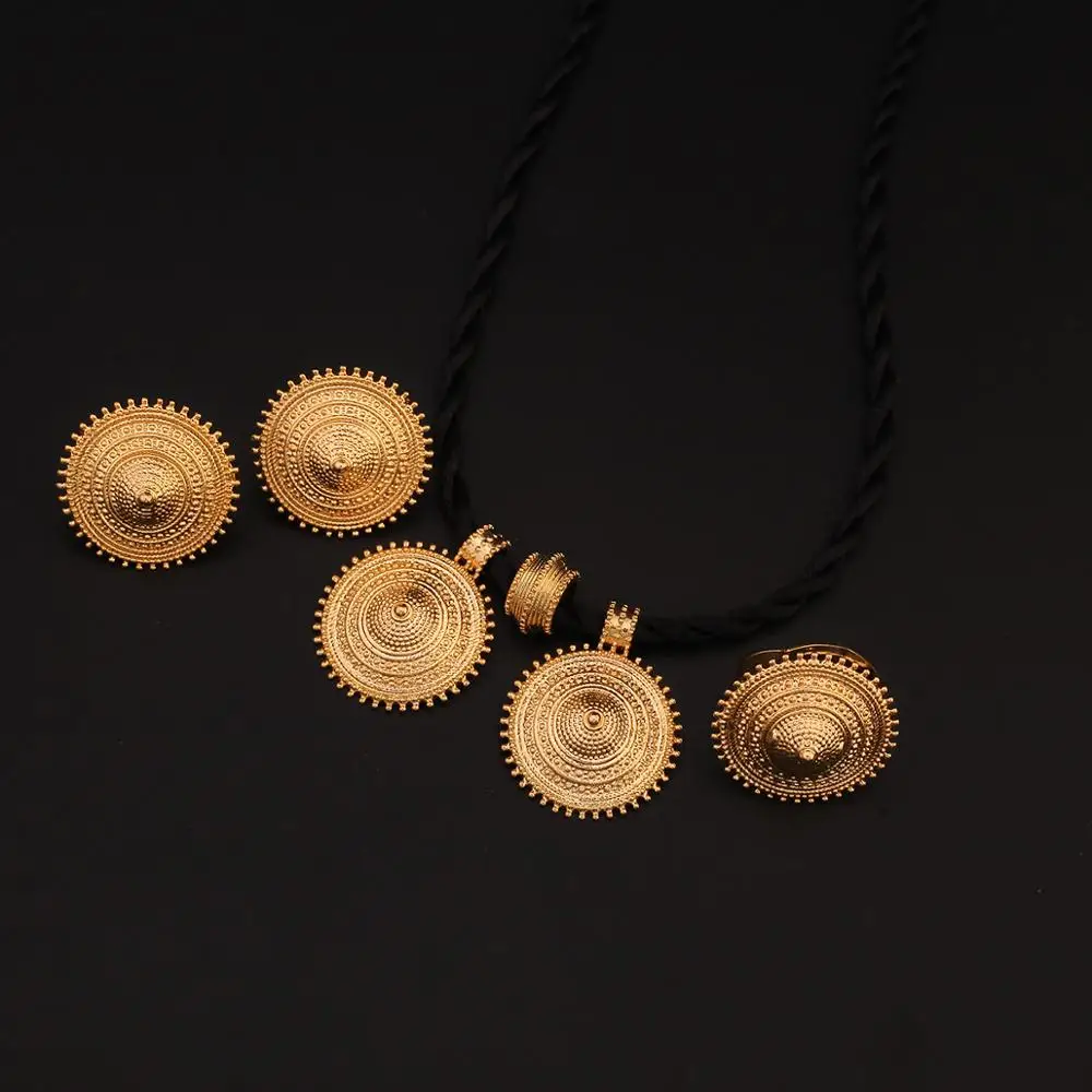 Эфиопские ювелирные изделия подвеска веревка серьги кольцо Эритрея Африка