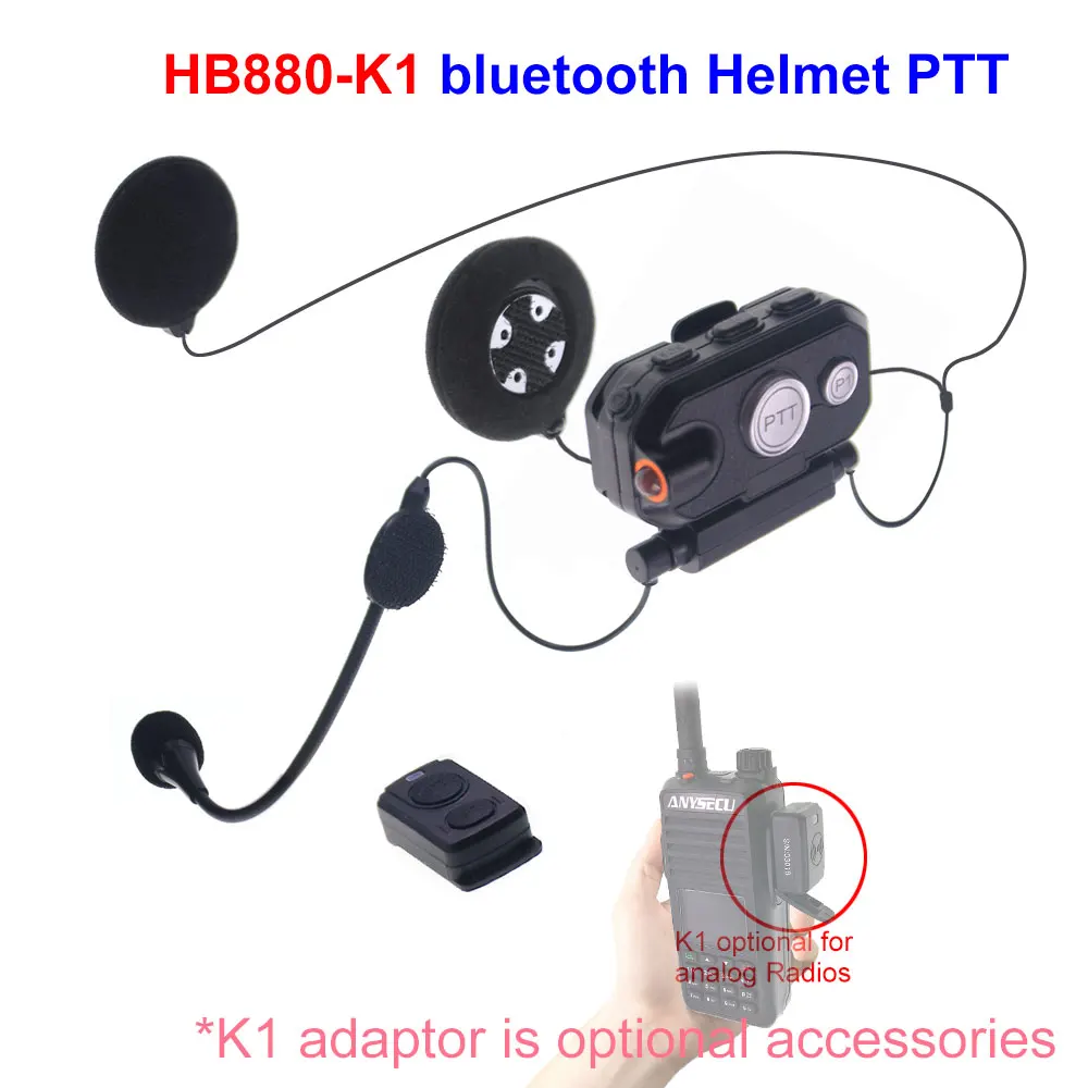 Walkie Talkie Hands-free BT PTT 