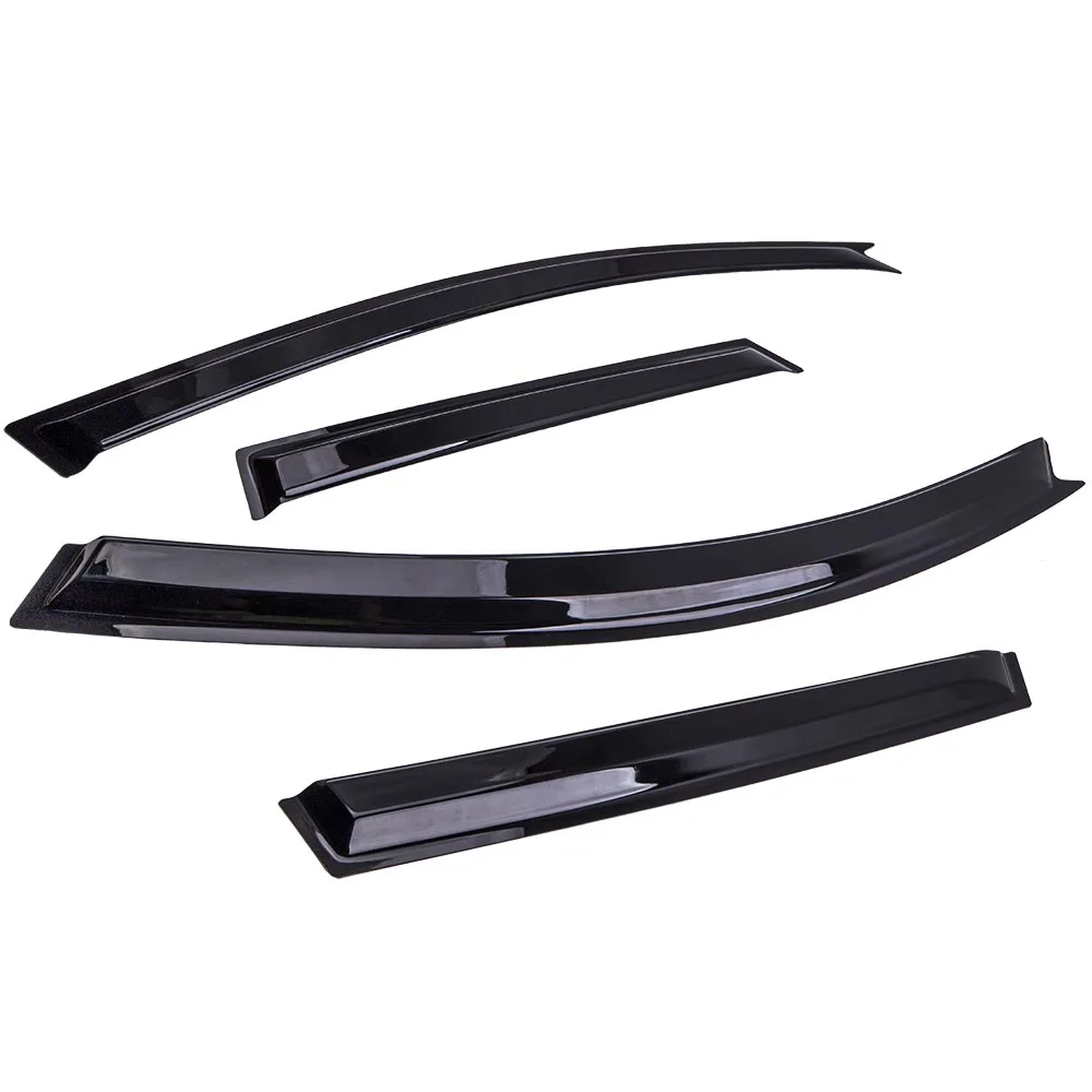 

4PCS Window Visor Rain Guard Sticker Design For Mazda 3 Hatchback 5Door 2004-2009