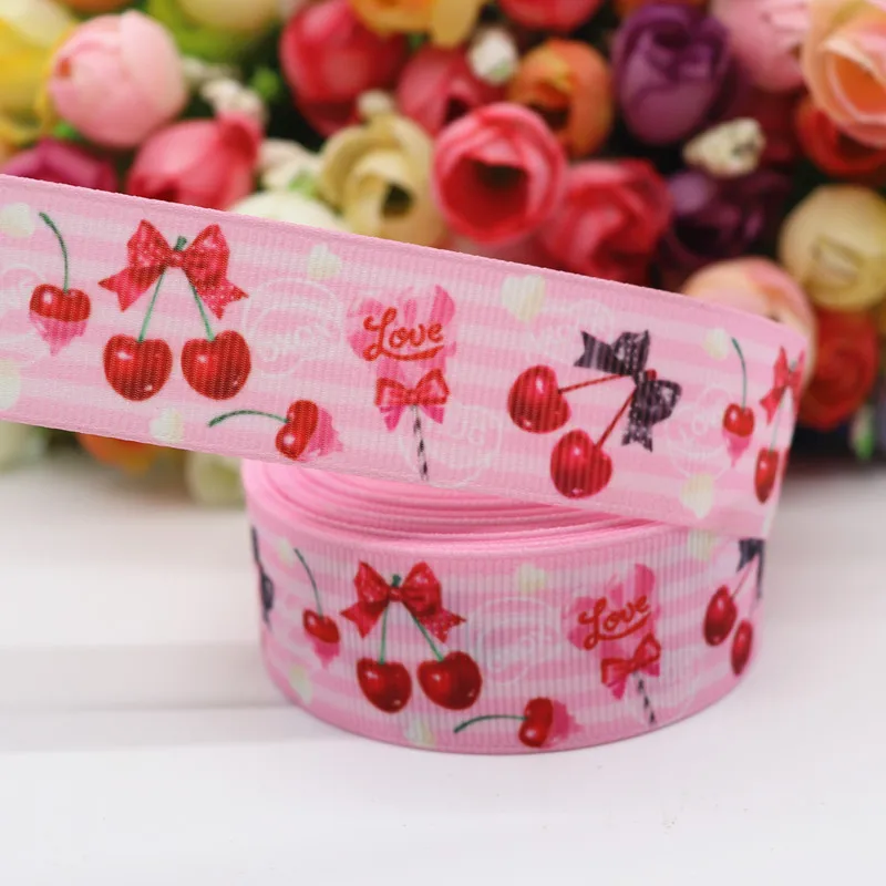 Ленты для волос с принтом цветов и животных 10 ярдов 1 дюйм 25 мм материалы ручной