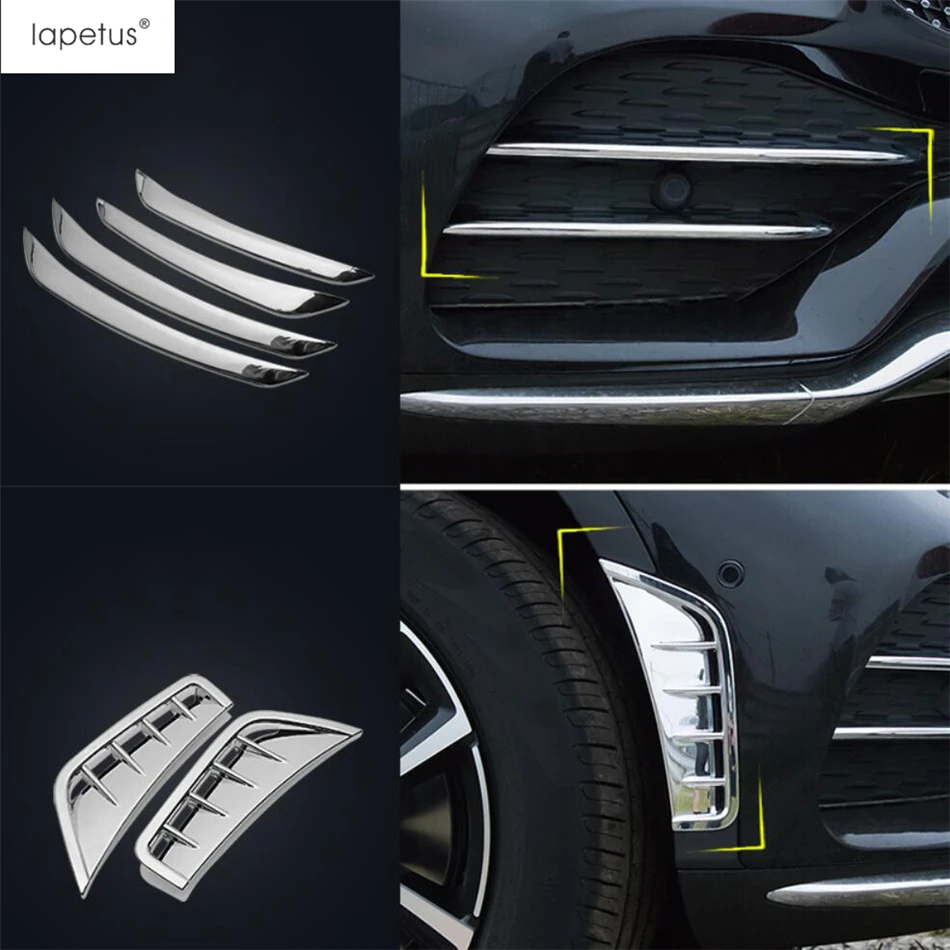 

Lapetus Front Bumper Fog Lights Lamps Eyelid Eyebrow Strip / Air Inlet Vent Cover Trim Fit For Mercedes-Benz GLC Coupe 2020 2021