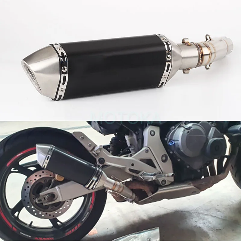 

Модифицированная выхлопная система для мотоцикла CB600F Hornet 600 2007- 2013 Глушитель Средний соединительный трубопровод Соединительный адаптер 51 м...