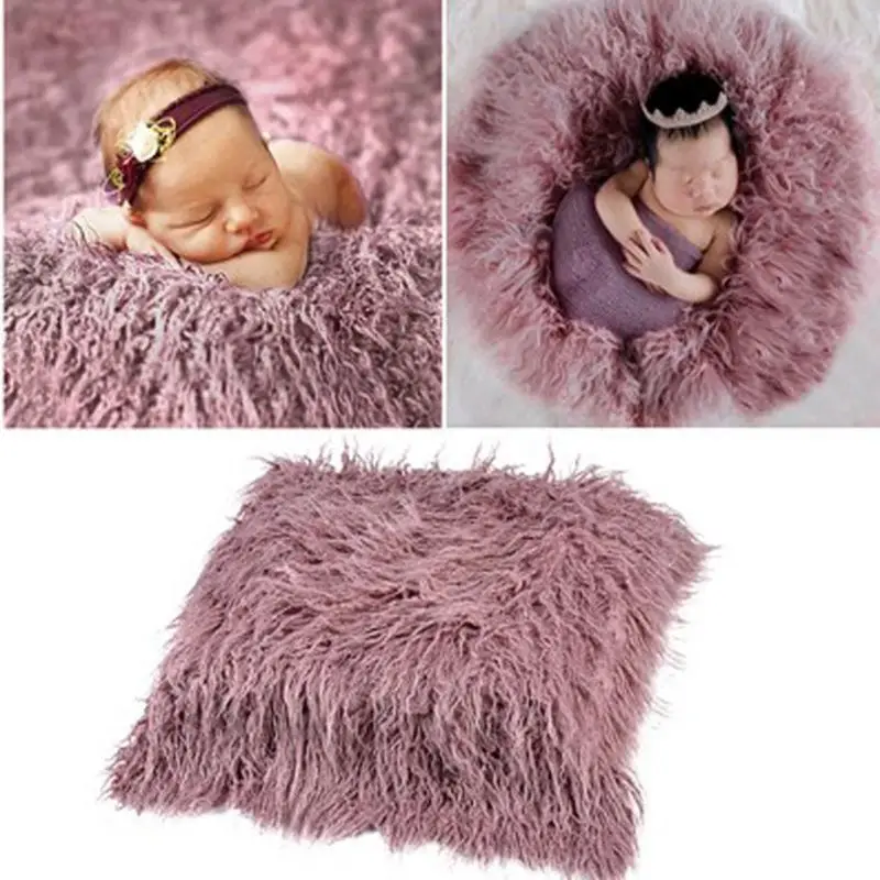 3 Pcs/set Children Blanket Kids Baby Wrap Headband Photography Props Newborn Photo Basket Padding Accessory