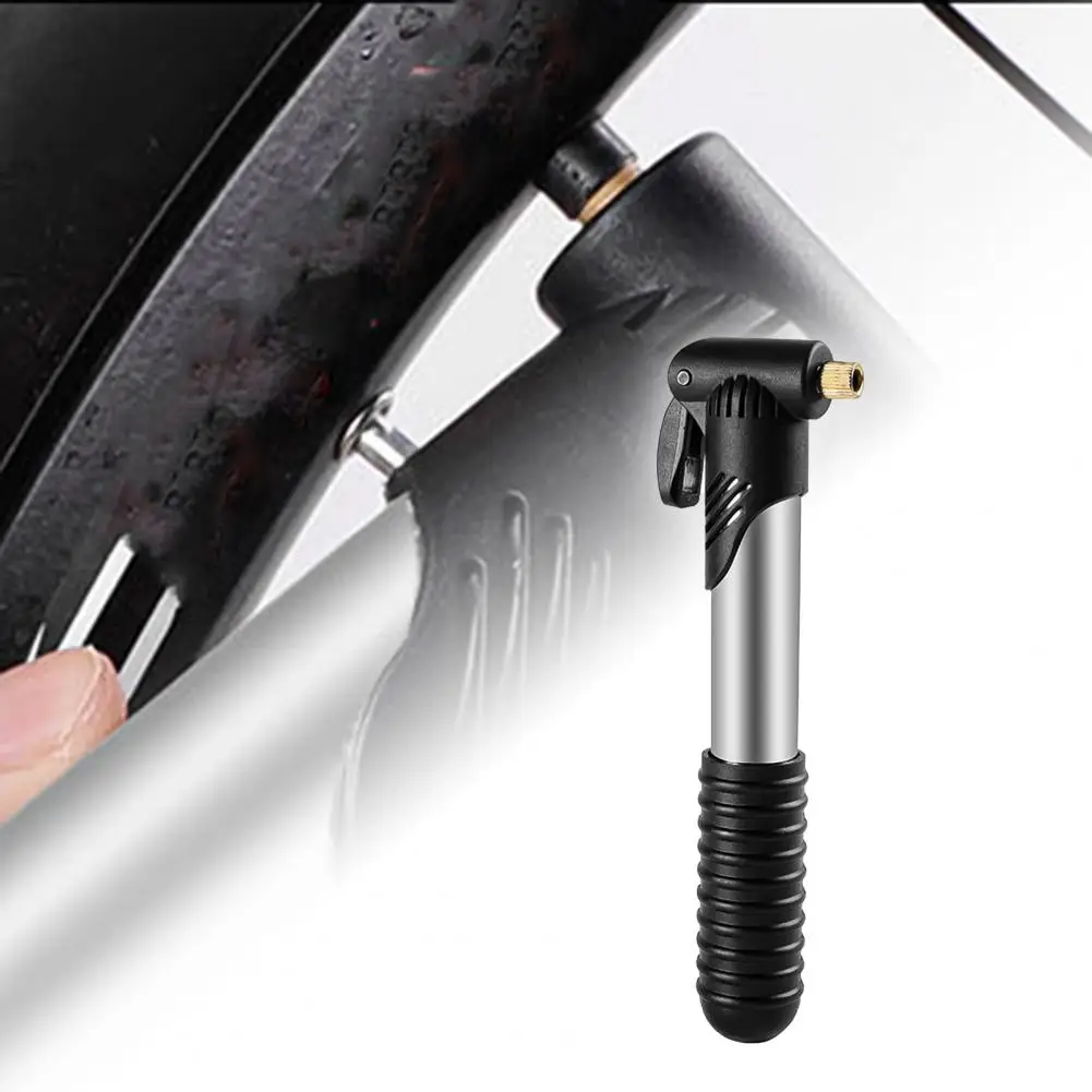 Велосипедный насос легкий портативный прочный велосипедный из нержавеющей