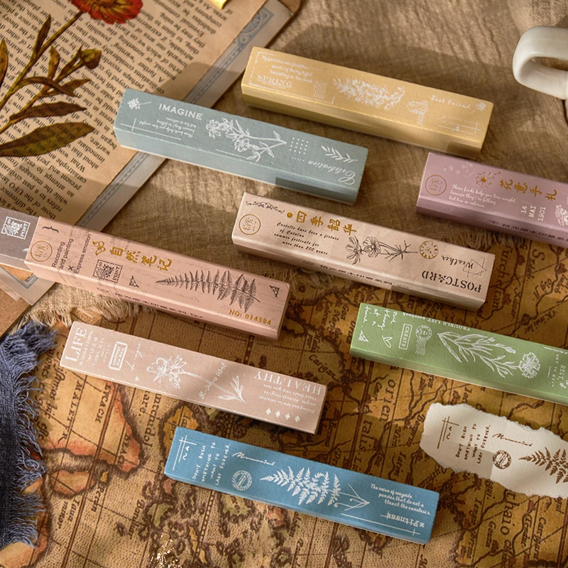 

8PCS/LOT dream of orchid Butterfly series stamp DIY wooden rubber stamps for scrapbooking stationery scrapbooking standard stamp