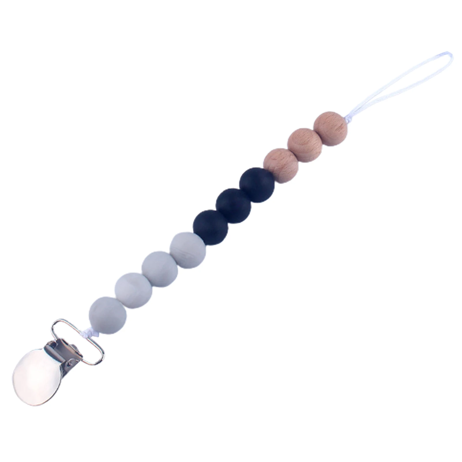 Силиконовая детская цепочка-пустышка с зажимом для соски Успокаивающая соска