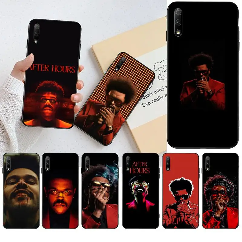 Мягкий Силиконовый ТПУ чехол CUTEWANAN The Weeknd для Huawei Honor 20 10 9 8 8x 8c 9x 7c 7a Lite view pro|Бамперы|