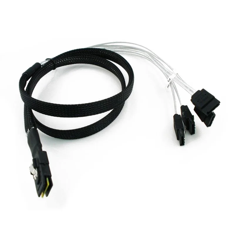 IG 1M Mini SAS SFF 8087 36 PIN to 4 SATA 7 P HD Splitter Breakout Cable|Кабели передачи данных| |