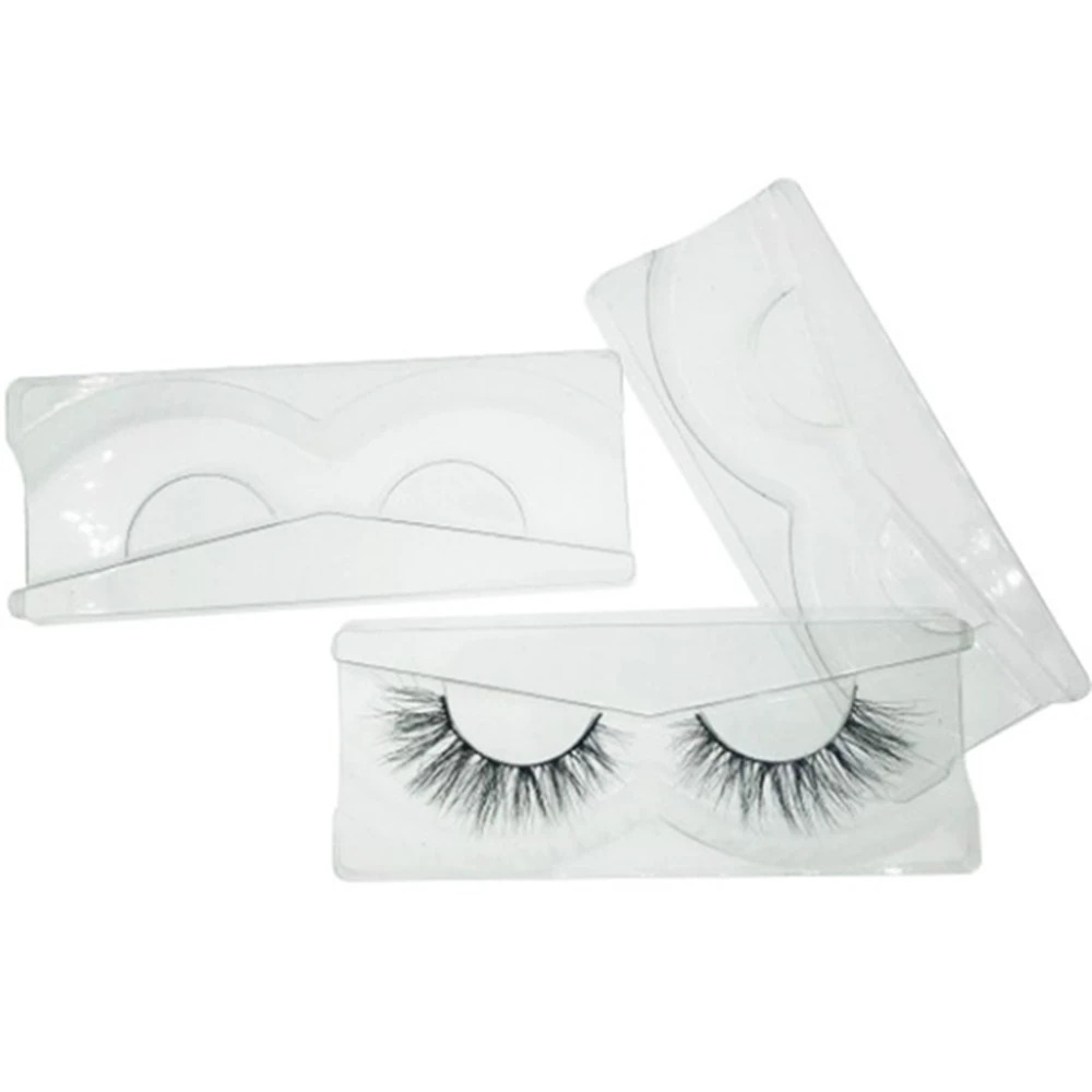 Прозрачный ресниц лотки Пластик норки держатель прозрачный металлический лоток