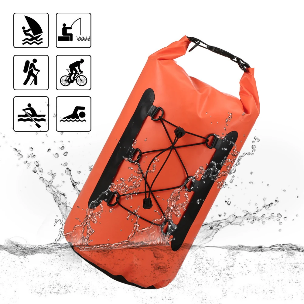 

Уличный водонепроницаемый рюкзак для сухой воды, плавающий мешок, рулонный мешок для каякинга, рафтинга, лодочного спорта, реки, треккинга, ...