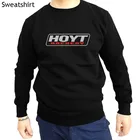 Худи HOYT Archery Huntinger с логотипом, черные толстовки S-2XL, хлопковая Повседневная забавная Мужская толстовка, модные топы sbz1120