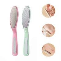 1pc double side foot file hard dead skin remover stainless steel foot grater pedicure file foot grater foot care tool