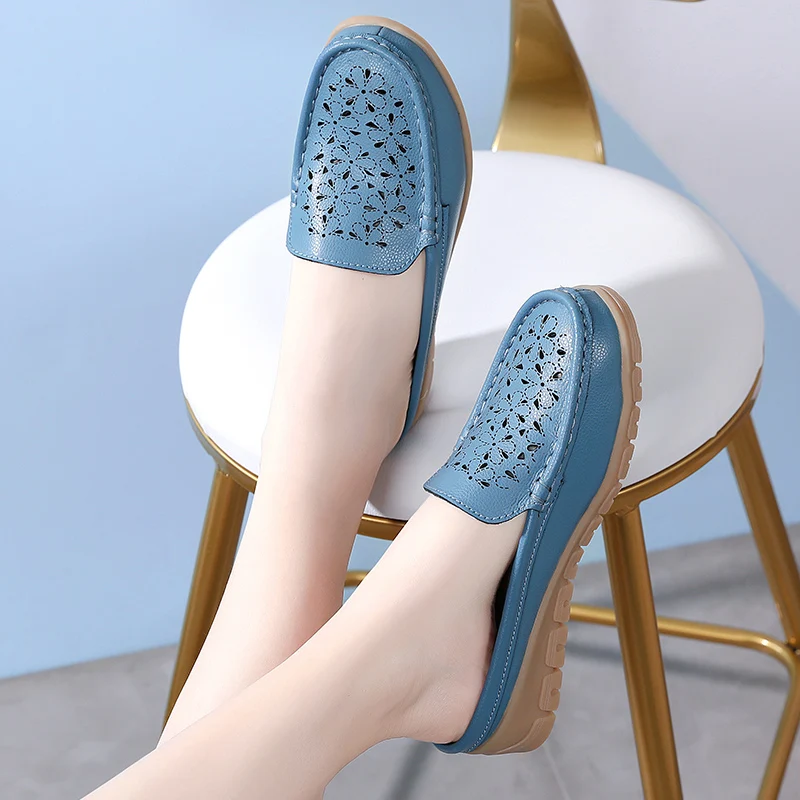 

2021 Spring New Products Fashion Ladies Shoes Ladies Casual Shoes Round Toe Slippers Pure Color Womens Latest Home Classic Shoes