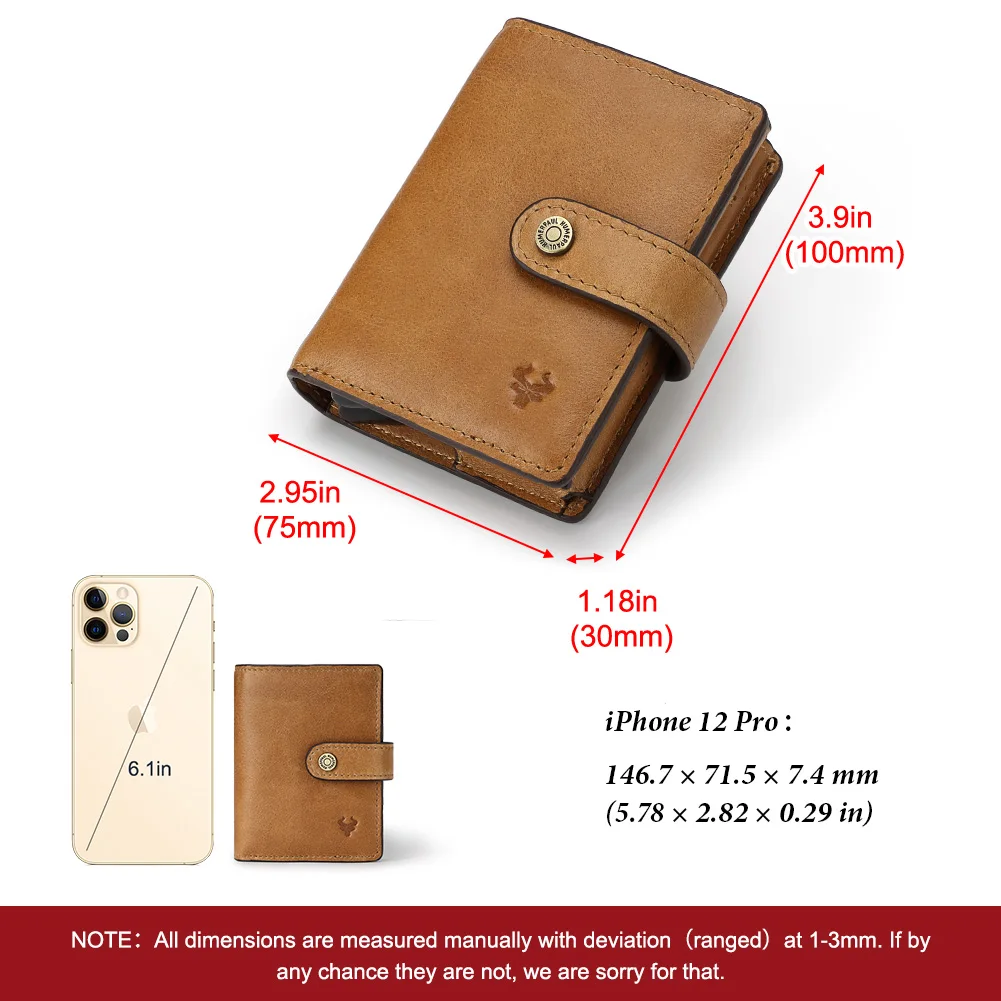 Новый RFID алюминиевый сплав держатель для кредитных карт из натуральной кожи