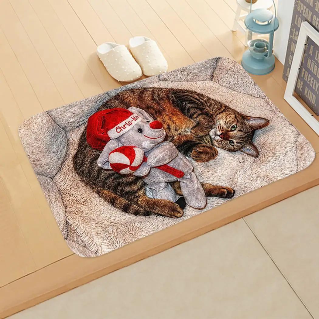 24 стиля практичный принт квадратной формы водопоглощающий нескользящий