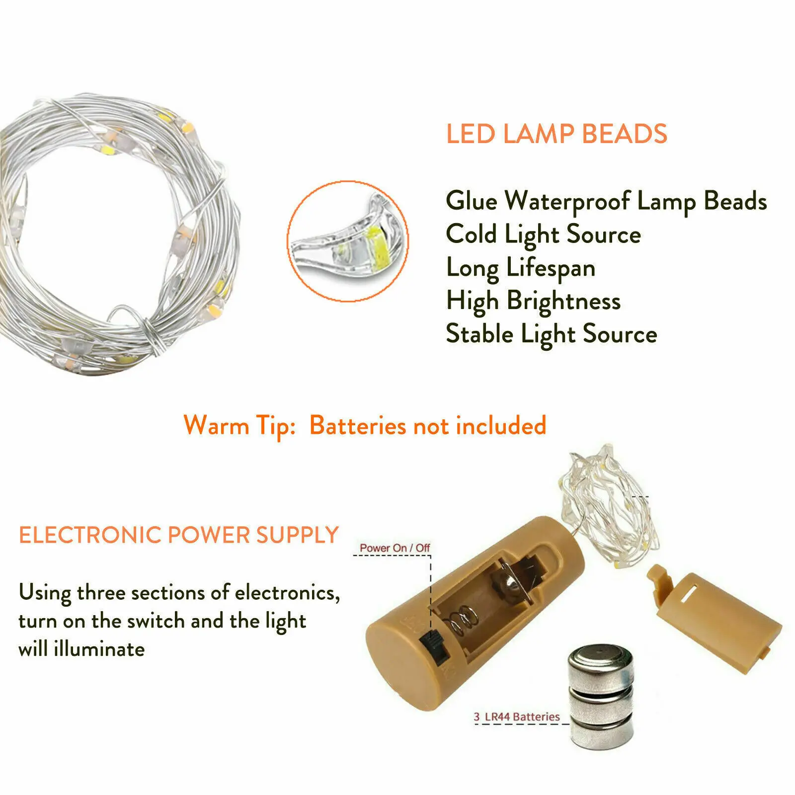 1/2/3 м бутылка для вина с пробковыми лампочками батарея из пробки вечерние ринки