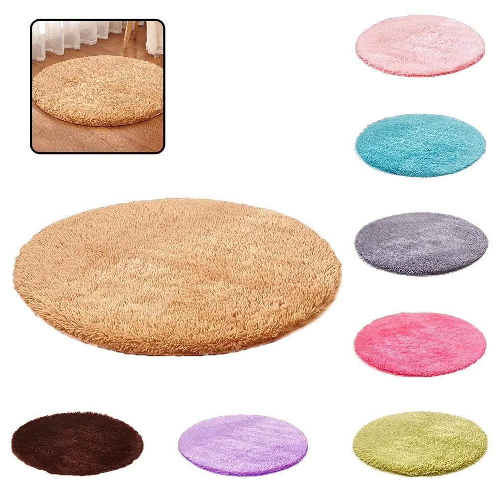 Круглый Бархатный Коврик для йоги декоративный коврик гостиной спальни