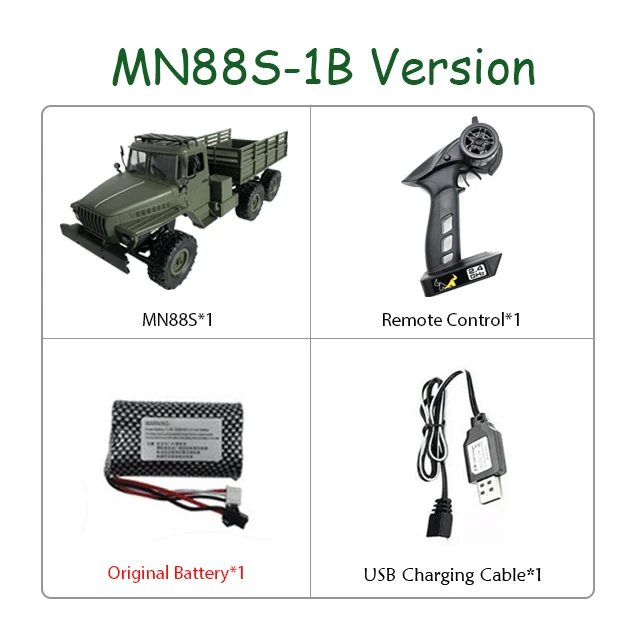MN88S Урал 1:16 6WD RTR MN88S Урал 1:16 6WD RTR