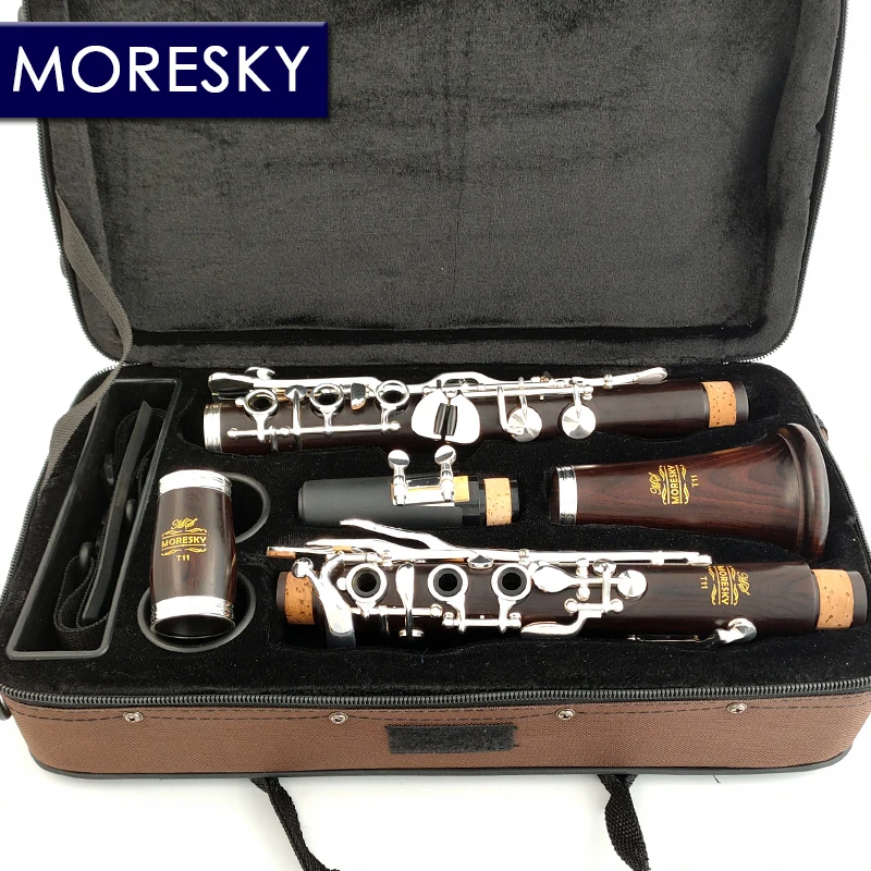 Немецкий Oehler кларнет Bb Эбеновое дерево 20 клавиш турецкий Sib Klarnet MORESKY T11|Кларнет| |