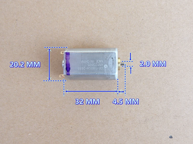 Mabuchi Mini 180 двигатель фреза постоянного тока 5 В ~ 6 в 15600 об/мин высокоскоростная