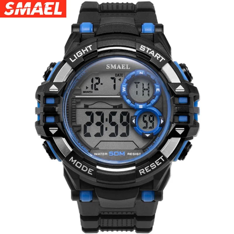 

Multifunctional Children's Electronic Watch Trend Large Dial Single Display Male and Female Student Watch digital watch