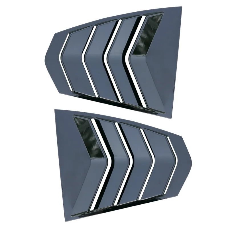 Задняя оконная жалюзи в стиле автомобиля треугольной формы для BMW 3 серии G28 G20, декоративный накладной элемент из карбонового волокна.