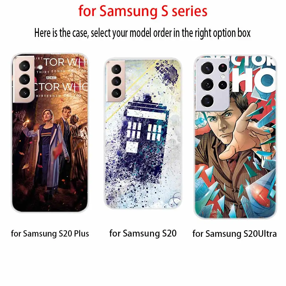 Мягкий силиконовый чехол Doctor Who Daleks для Samsung S21 S22 S20 S11 S10 S9 S8 Plus Ultra lite fe 11e 10e |