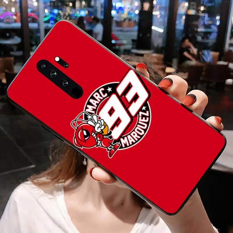 

MM marquez 93 Phone Case for Redmi 9A 8A 7 6 6A Note 9 8 8T Pro Max Redmi 9 K20 K30 Pro