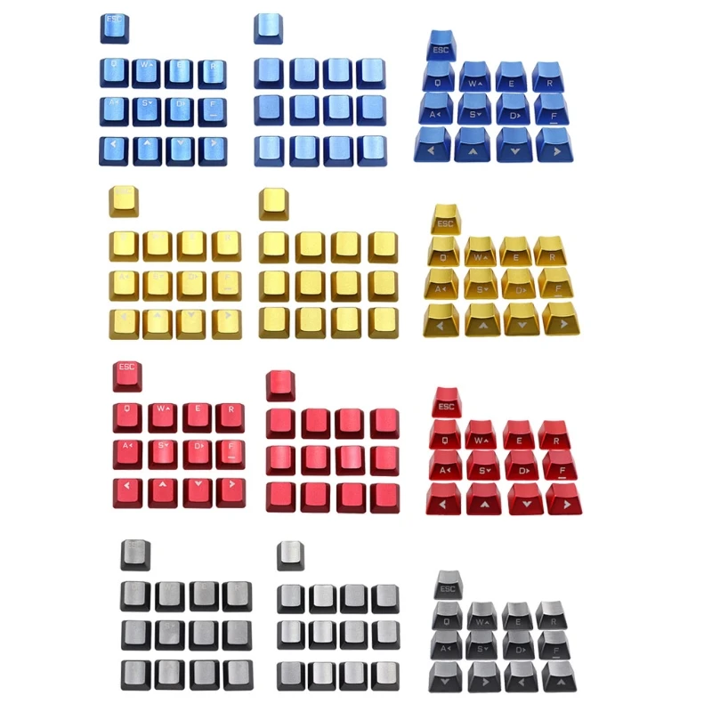 

Metal Aluminum MX Switches OEM Profile Kyecap ESC WASD Arrow Keys for Mechanical Keyboard Switches Keycap