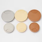 Круглая втулка для компьютера, настольная лампа, обложка с отверстием для проводов 6080 мм, мебельная фурнитура, Обложка для кабеля управления проводами 6080 мм