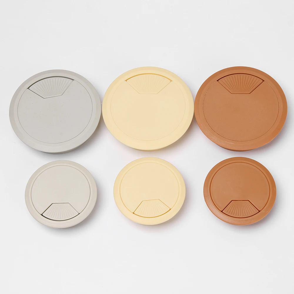 1 шт. 60/80 мм пластиковый круглый стол крышка провода основание компьютерный