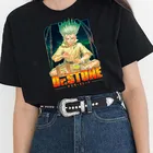 2021 футболка с японским аниме Dr.STONE, женские кавайные забавные Графические футболки в стиле Харадзюку, тройники с рисунками из мультфильмов