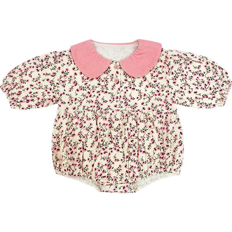 WLG Комбинезон для маленьких девочек Одежда новорожденных Осенний комбинезон с