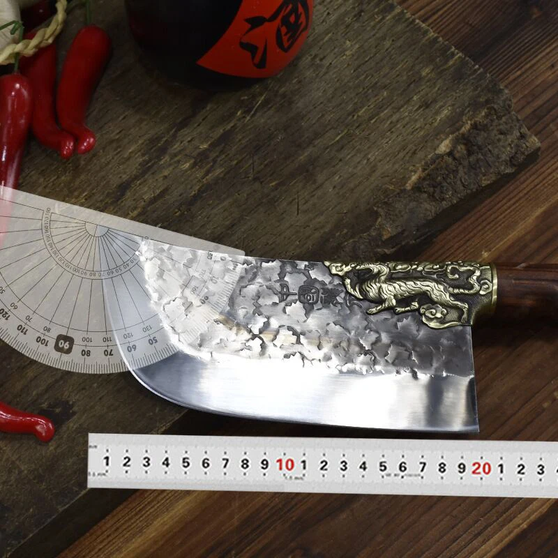 Нож для нарезки Longquan кухонный нож острый шеф-повар специальный ручной Кованый