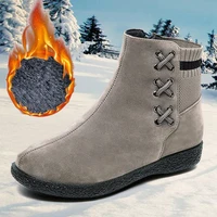 womens winter boots snow boots fur warm boots for women fashion women shoes comfortable ladies shoes female lace up botas mujer