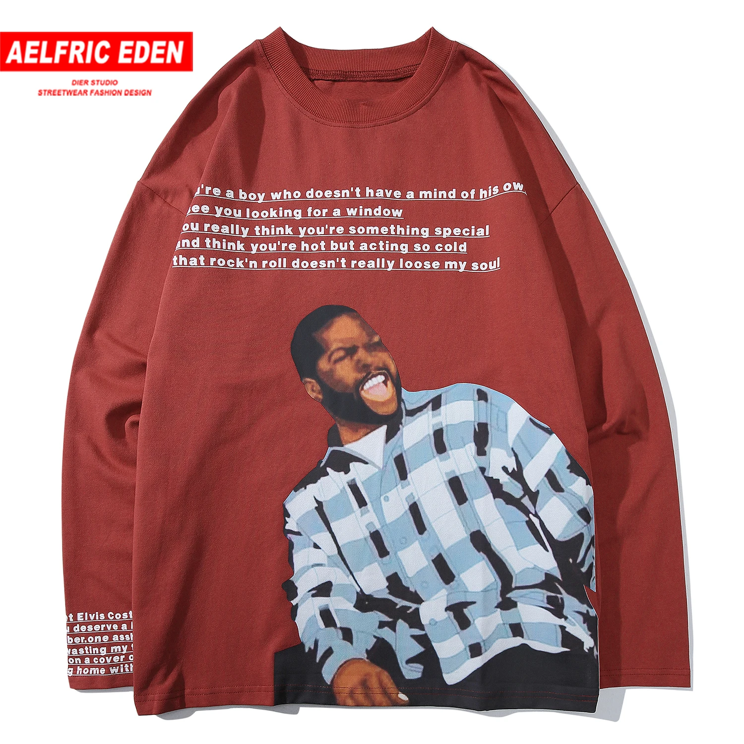 Aelfric Eden забавная футболка с буквенным принтом для мальчиков мужские модные