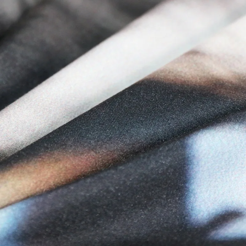 Пододеяльник с рисунком Сибирского хаски и 2 наволочками модный Комплект