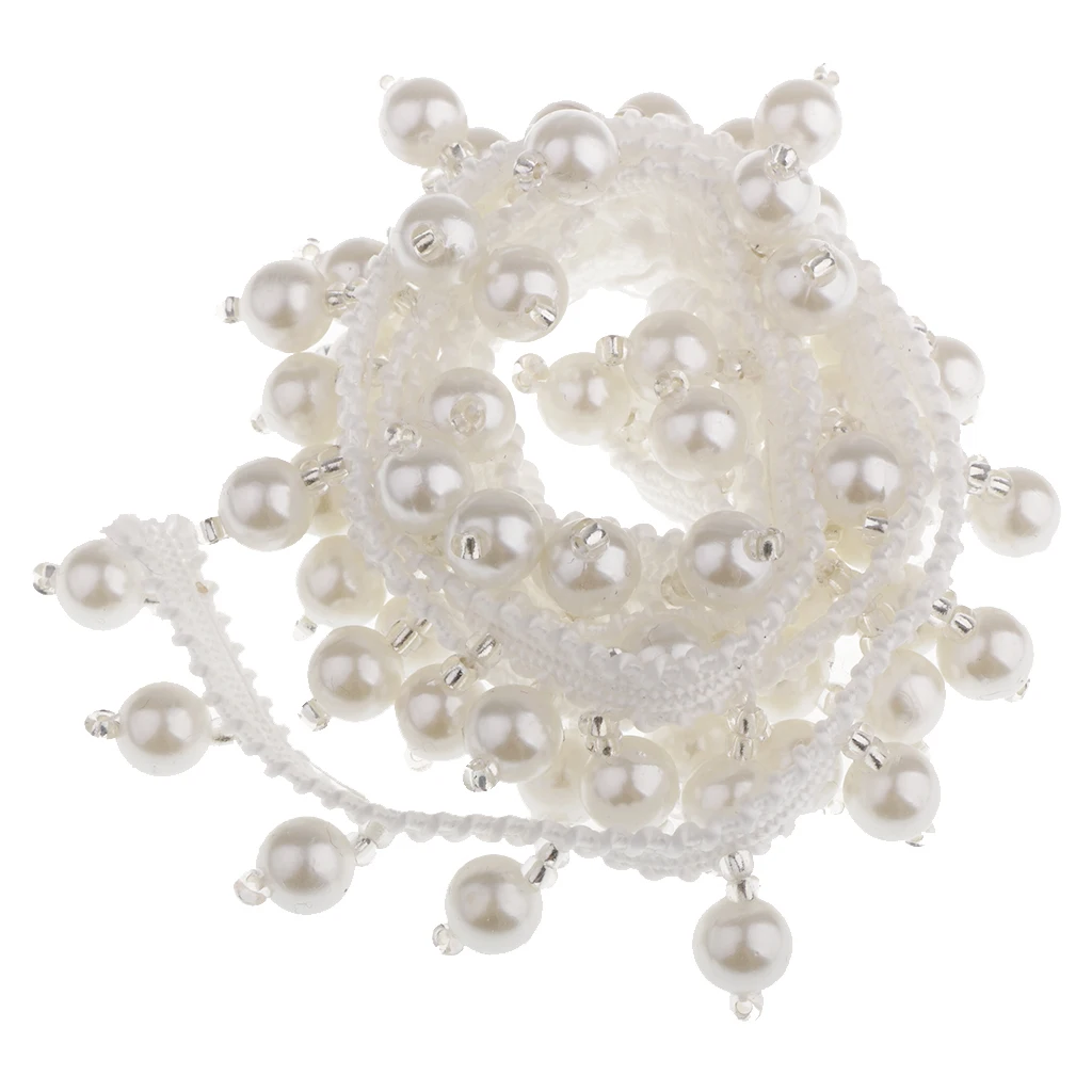 Фотообои с жемчужными бусинами диаметром 20 мм белого и черного цвета 1 ярд | Дом