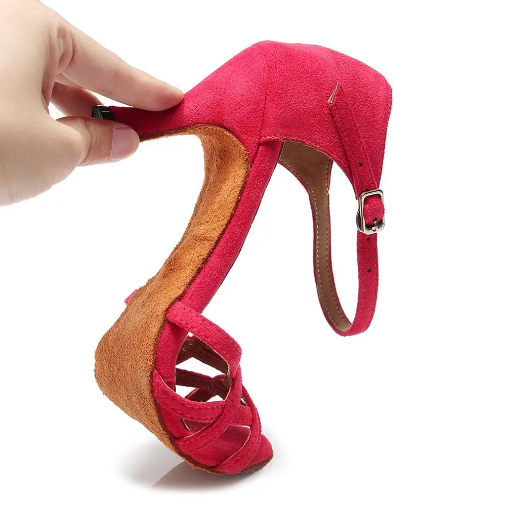 Туфли женские атласные для бальных танцев профессиональная обувь