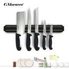 Магнитный держатель для ножей, настенное крепление, металлический держатель для хранения кухонных инструментов, удобное расположение