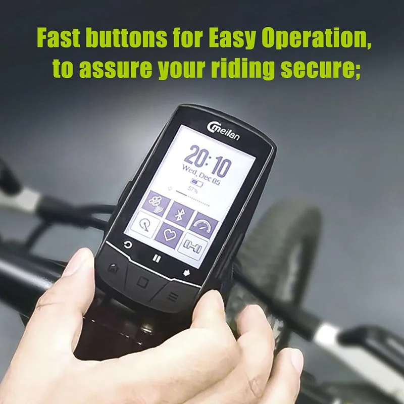 Gps велосипедный Спидометр беспроводной Велосипедный компьютер поддержка ANT +