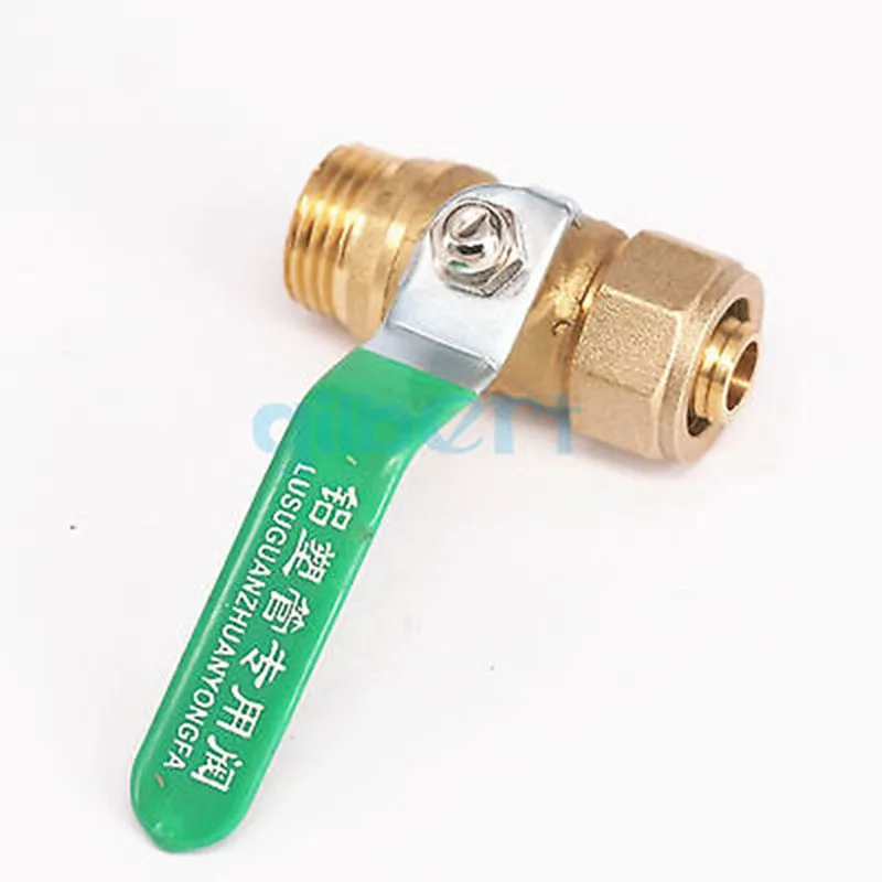 16x20 мм IDxOD Pex-AL-Pex труба x 3/4 &quotBSP Женский латунный компрессионный шар Vave для
