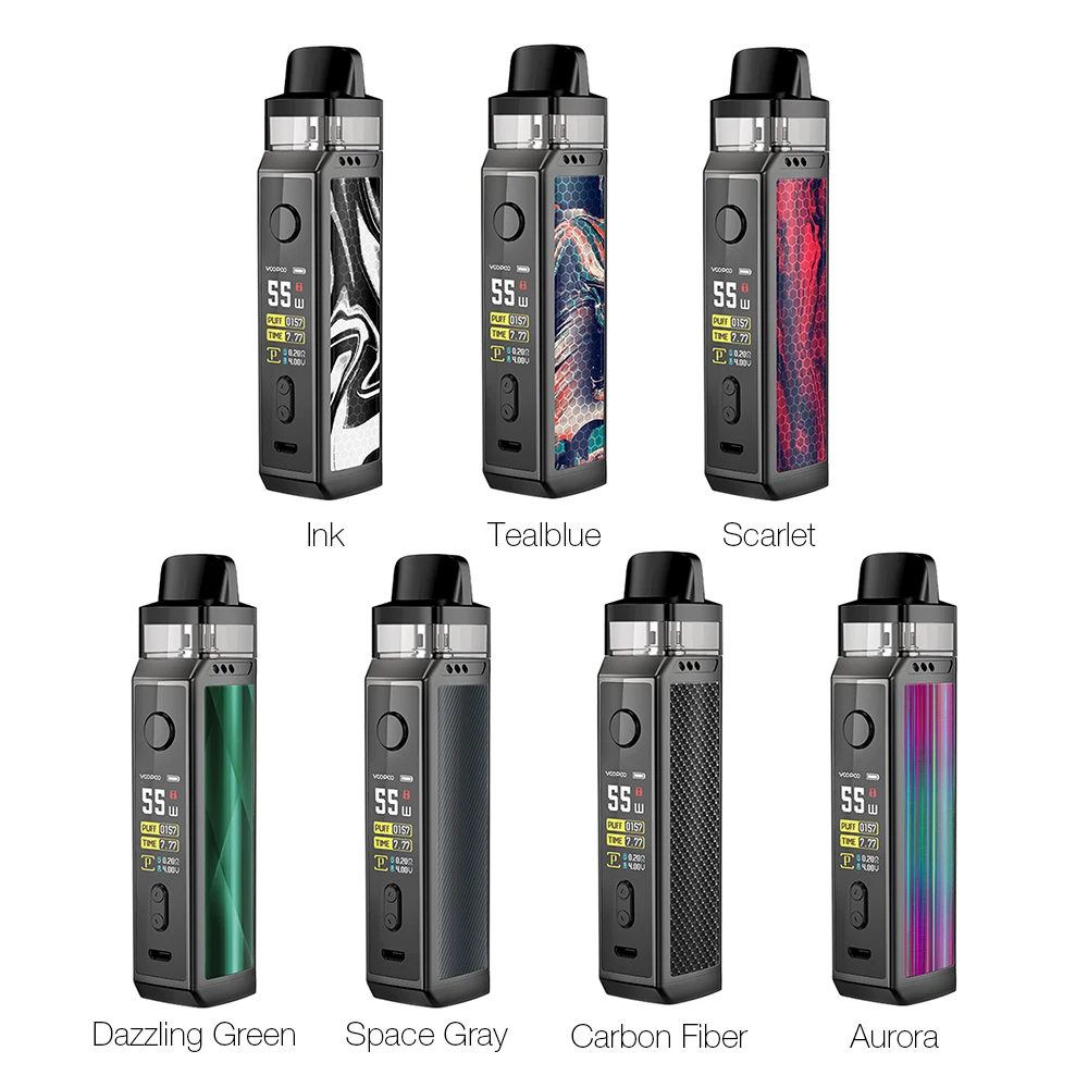 Комплект VOOPOO VINCI X 70W Pod, 0,96 дюймовый экран и система с двумя катушками, набор Vape, питание от одной батареи 18650, паром VS Vinci Mod Kit