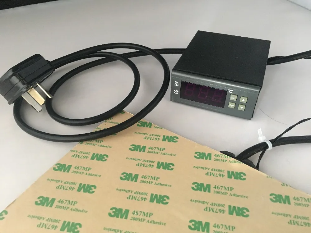 

3D Printer Silicone Heated Bed 12v 24v 110V 240V With LED Thermosta 150mm 200mm 220mm 300mm 400mm