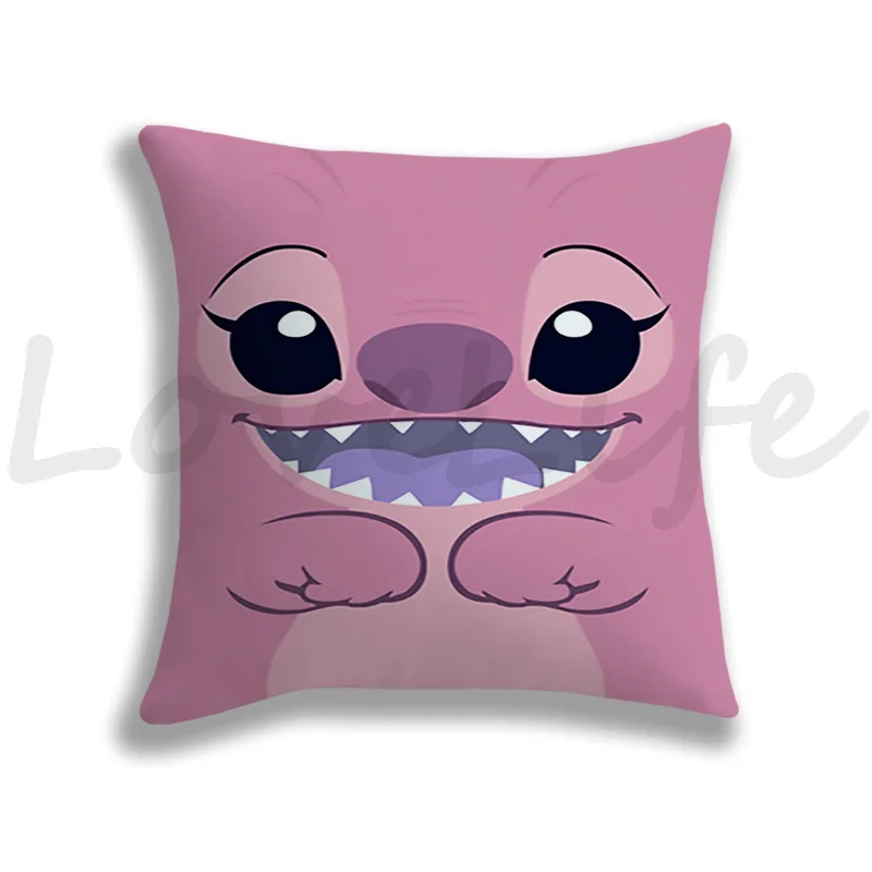 

Child Stitch Pillow Cover Comfortable Pillow Case Pillow Throw Sofa Bedding Home Decor Cartoon Stitch Pillowcase Cushion Cover