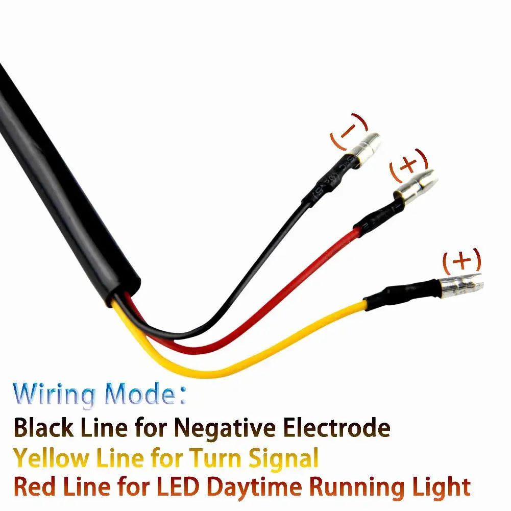 

1 pair Of Universal Turn Signal Diamond-Shaped Dual-Light LED Corner Signal Light