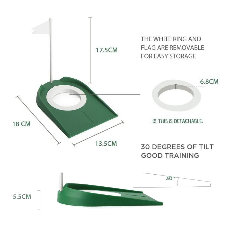 

Children's Toys Golf Plastic Putter Plate Exercise Plate Green Tool Collapsible Push Rod Toy Accessories