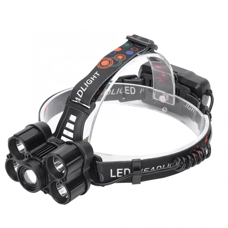 Налобный фонарь светодиодный алюминиевый сплав налобный на головке сильный