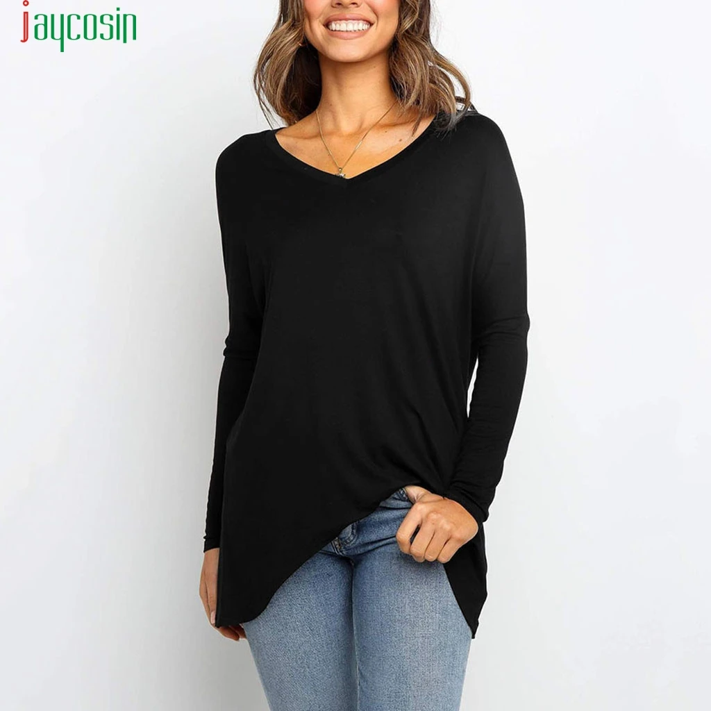 Топ женский однотонный с длинным рукавом спортивный черный топ рубашка одежда на